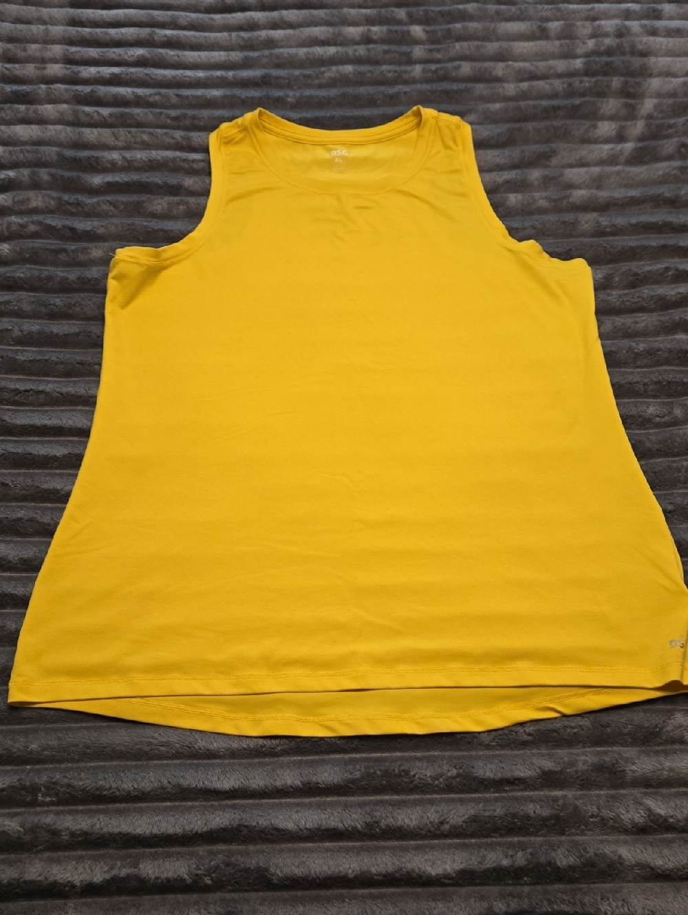 DSG Yellow Scoop Neck Tank Top